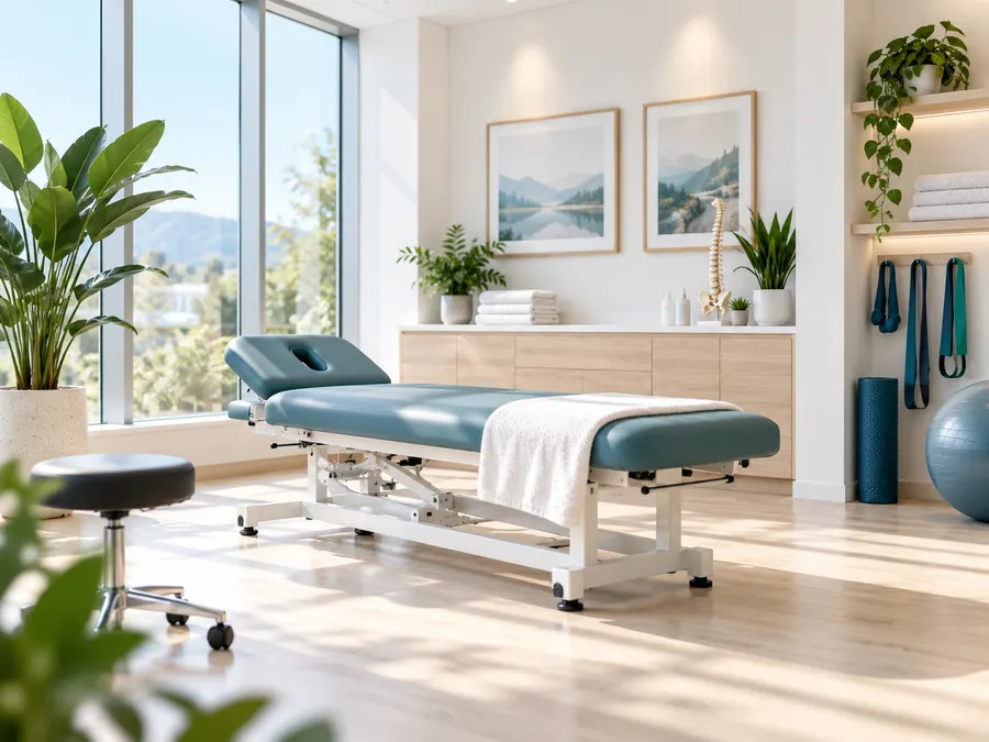 Physiotherapy treatment room